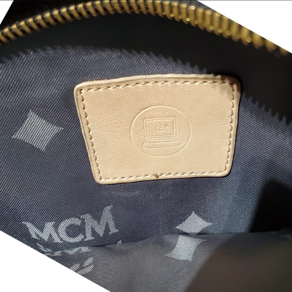 MCM Visetos Studded Medium Stark M Backpack - Picture 9 of 9